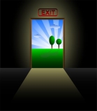 exit door